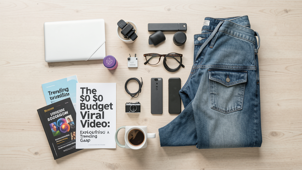 Editorial image illustrating The $0 Budget Viral Video: Exploiting a Trending Sound Gap